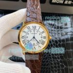 Swiss Replica Cartier Ronde Solo De Automatic Gold Watch 42mm - TWF